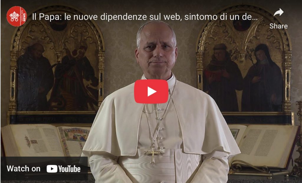 Message vidéo du pape