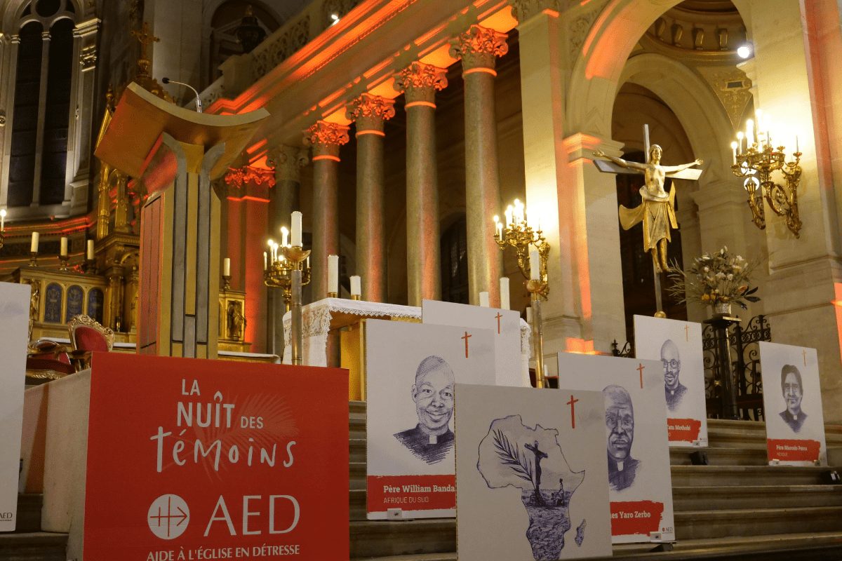 Nuit des Témoins 2024 à l’Eglise de la Trinité à Paris. ©AED