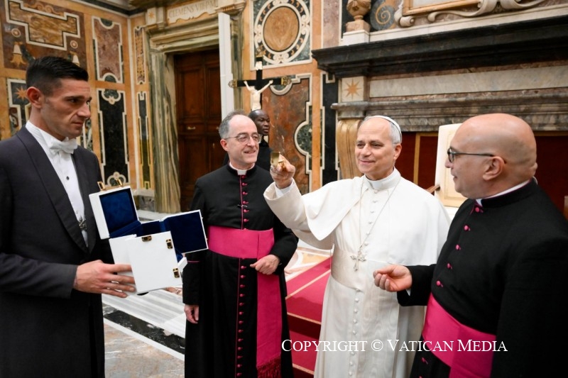 Discours du Saint-Père Léon XIV à l’Institut Pontifical d’Archéologie Chrétienne, 11 décembre 2025 © Vatican Media