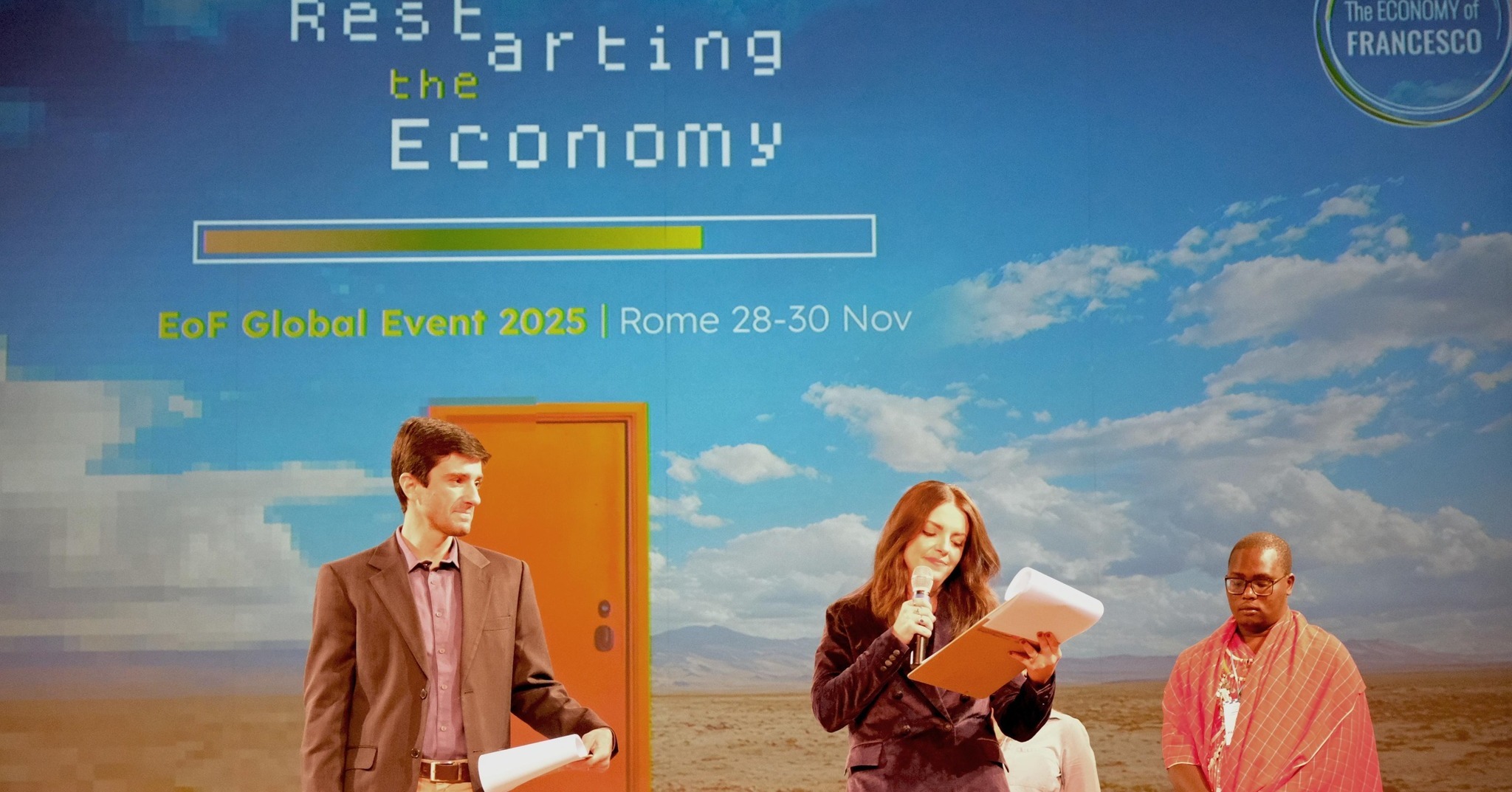 Rencontre mondiale « The Economy of Francesco » 2025 © facebook.com/francescoeconomy