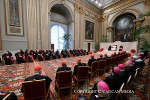 Discours de Noël du pape Léon XIV à la Curie romaine, 22 décembre 2025 © Vatican Media 
