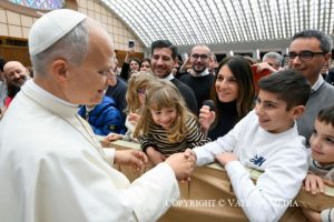 Vœux de Noël du pape Léon XIV aux employés de la Curie et du Vatican, 22 décembre 2025 © Vatican Media