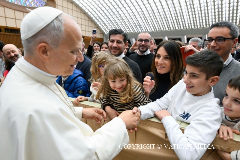 Vœux de Noël du pape Léon XIV aux employés de la Curie et du Vatican, 22 décembre 2025 © Vatican Media