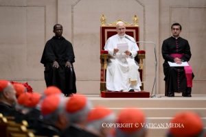 Discours de Noël du pape Léon XIV à la Curie romaine, 22 décembre 2025 © Vatican Media