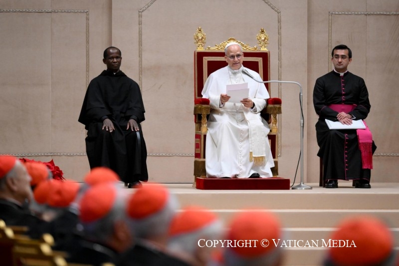 Discours de Noël du pape Léon XIV à la Curie romaine, 22 décembre 2025 © Vatican Media