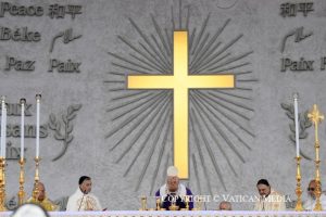 Homélie de la messe présidée par le pape Léon XIV à Beyrouth, le 2 décembre 2025 © Vatican Media
