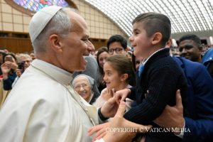 Vœux de Noël du pape Léon XIV aux employés de la Curie et du Vatican, 22 décembre 2025 © Vatican Media 