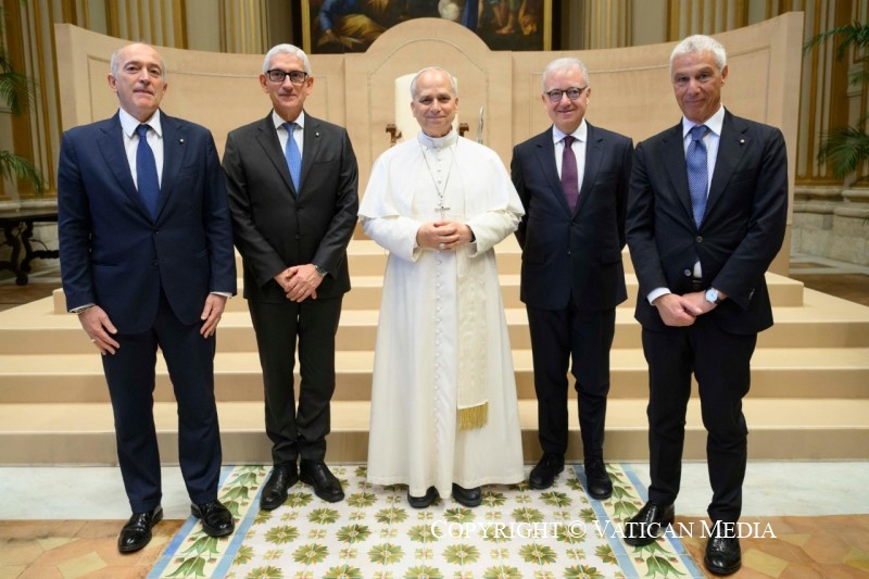 Discours du pape Léon XIV aux membres du Système d’information pour la sécurité de la République, 12 décembre 2025 © Vatican Media