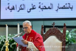 Rencontre avec les évêques, les prêtres, les hommes et femmes consacrés et les agents pastoraux, 1er novembre 2025 © Vatican Media 