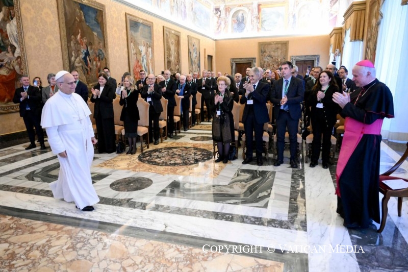 Discours du pape Léon XIV aux participants de la conférence « Artificial Intelligence and Care of Our Common Home », 5 décembre 2025 © Vatican Media