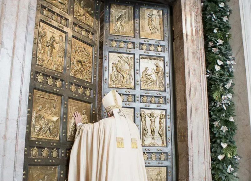 La fermeture de la Porte sainte de Saint-Pierre de Rome aura lieu le 6 janvier 2026 © Vatican Media