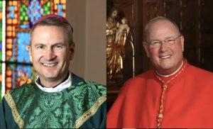 Mgr Ronald Hicks (à gauche) et cardinal Timothy Dolan © diocèse de Joliet/ Diocèse de New York