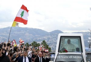 Le pape au Liban, début décembre 2025 © Vatican Media 