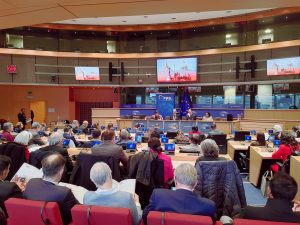 L’AED au Parlement Européen © AED