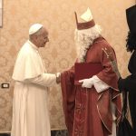 Le passage annuel de saint Nicolas a été introduit par la Garde suisse pontificale © Päpstliche Schweizergarde 