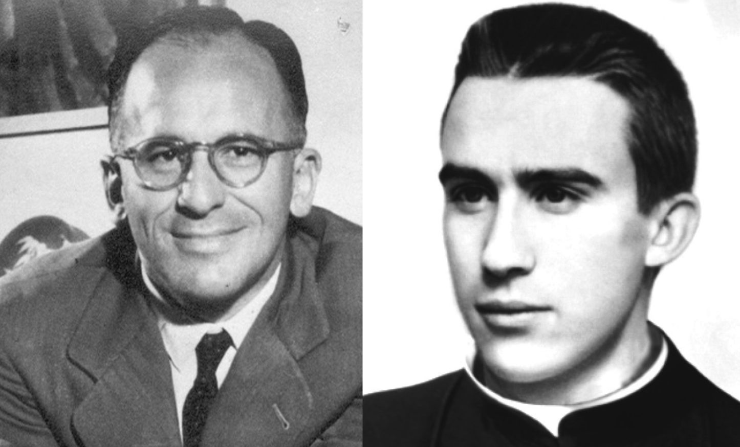 Deux des douze bienheureux : à gauche Enrique Ernesto Shaw, et à droite Ignacio Aláex Vaquero © causesanti.va