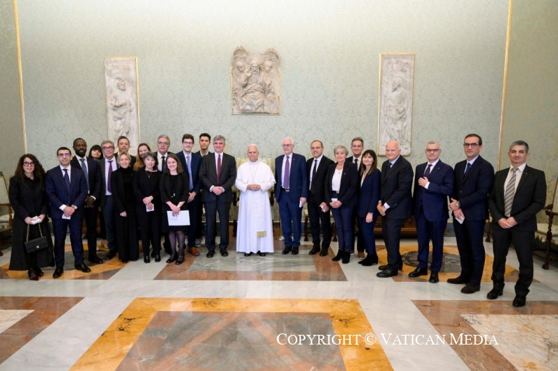 Discours du pape Léon XIV à la délégation de la « Paris Course on Revascularization », 5 décembre 2025 © Vatican Media