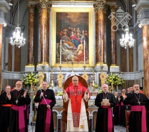 Rencontre du pape avec l'Église catholique de Turquie © Osservatore Romano