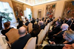 Discours du pape Léon XIV aux membres du Groupe des Conservateurs et Réformistes européens du Parlement européen, 10 décembre 2025 © Vatican Media 