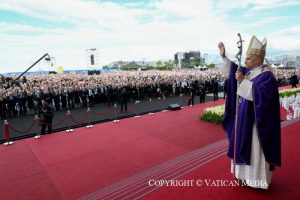 Homélie de la messe présidée par le pape Léon XIV à Beyrouth, le 2 décembre 2025 © Vatican Media