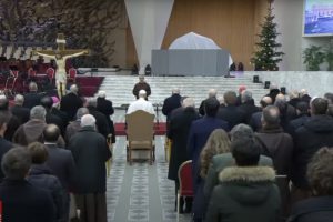 P. Roberto Pasolini, deuxième prédication de l’Avent, capture d’écran de la vidéo publié par VaticanNews