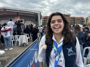Rasha, bénévole avec les Guides du Liban © Nathalie Duplan