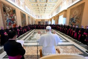 Discours du pape Léon XIV aux évêques du Pérou en visite « ad Limina Apostolorum » © Vatican Media