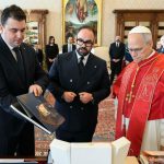 L'audience du Pape aux capitaines régents de la République de Saint-Marin dans le Palais apostolique du Vatican, 12 janvier 2026 © Vatican Media