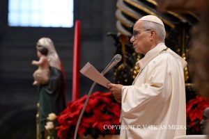  Homélie du Saint-Père lors des premières vêpres de la solennité de Marie, Mère de Dieu, à la clôture du Jubilé, 31 décembre 2025 © Vatican Media