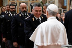 Discours du Saint-Père aux directeurs et au personnel de l’Inspection de la sécurité publique, 19 janvier 2026 © Vatican Media