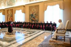Discours du pape Léon XIV aux évêques du Pérou en visite « ad Limina Apostolorum » © Vatican Media
