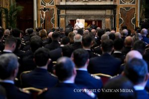 Discours du Saint-Père aux directeurs et au personnel de l’Inspection de la sécurité publique, 19 janvier 2026 © Vatican Media