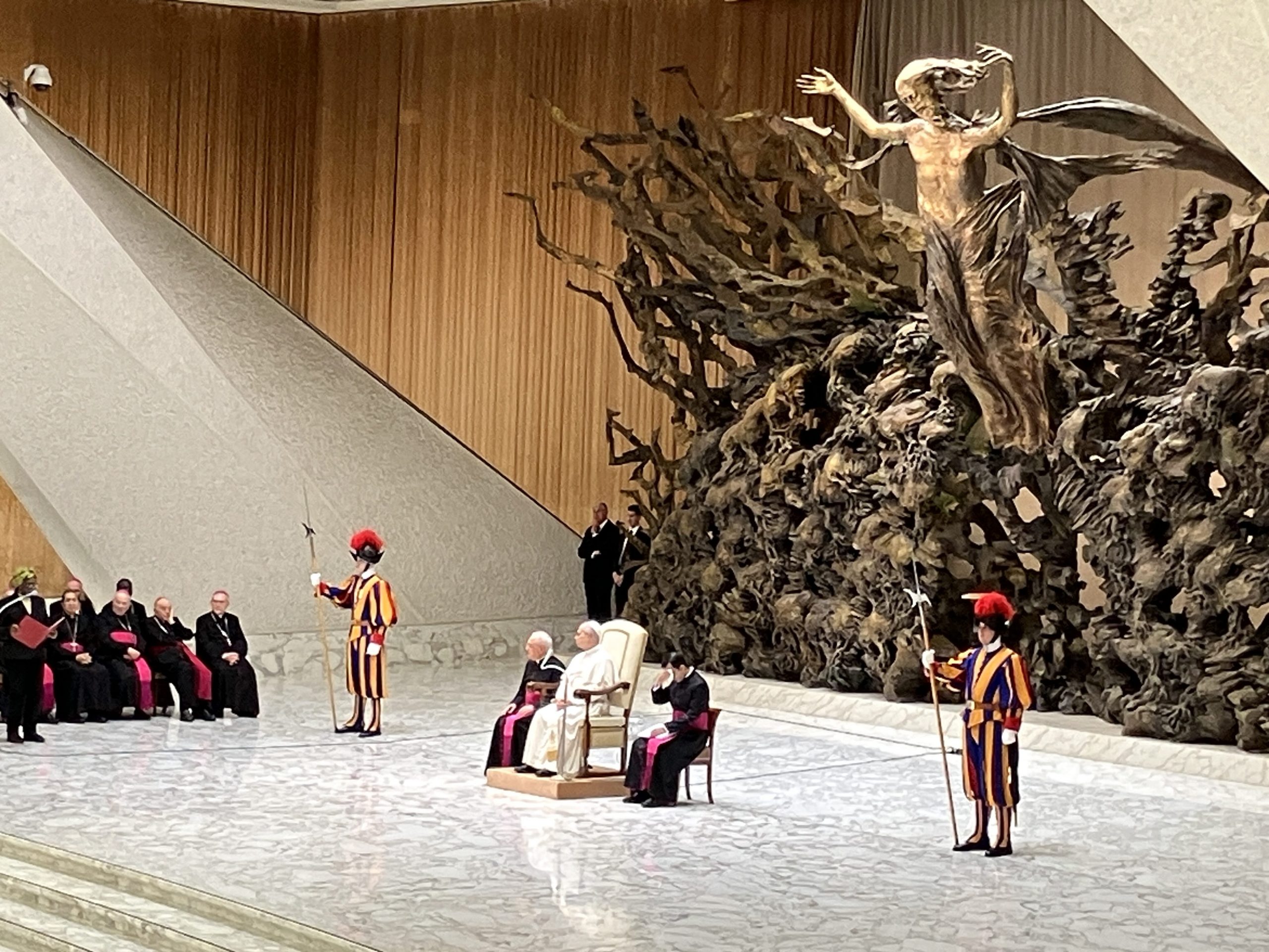 Audience générale du mercredi 7 janvier 2026 © Anne van Merris