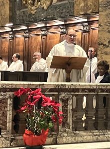 Le recteur de Saint-Louis-des-Français, le P. Jean-Christophe Meyer © Anne van Merris