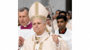 Le pape est apparu avec un nouveau bâton pastoral à la main © Vatican Media