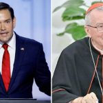Le Secrétaire D'État Américain Marco Rubio S'est Entretenu Par Téléphone Avec Le Cardinal Pietro Parolin. 