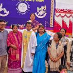 Le père Tharson Francis Mrong durant son ordination sacerdotale, le 16 janvier au village de Diglakuna (diocèse de Mymensingh, nord-est du Bangladesh). © Shitol Hubert Rozario/Facebook