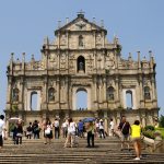 Les ruines de la cathédrale St-Paul de Macao. Le jubilé local des 450 ans du diocèse de Macao s’ouvre sur le thème « construire l’avenir en s’appuyant sur le passé ». © Jakub Hałun / CC BY-SA 4.0