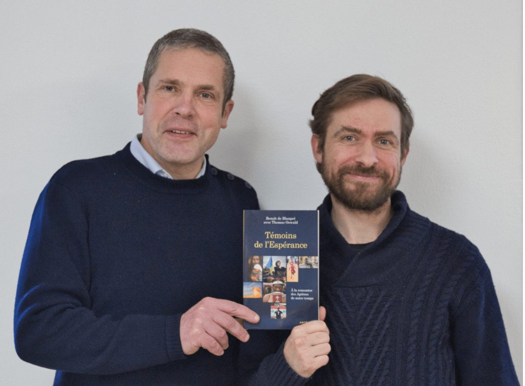 Benoît de Blanpré, directeur national, et Thomas Oswald, journaliste à l’AED © AED