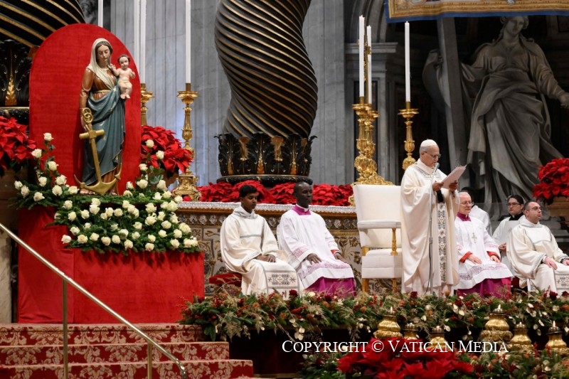 Messe En La Solennité De Marie, Mère De Dieu Et LIXᵉ Journée Mondiale De La Paix – Basilique Saint-Pierre, 1er Janvier 2026 © Vatican Media Messe En La Solennité De Marie, Mère De Dieu Et LIXᵉ Journée Mondiale De La Paix – Basilique Saint-Pierre, 1er Janvier 2026 © Vatican Media