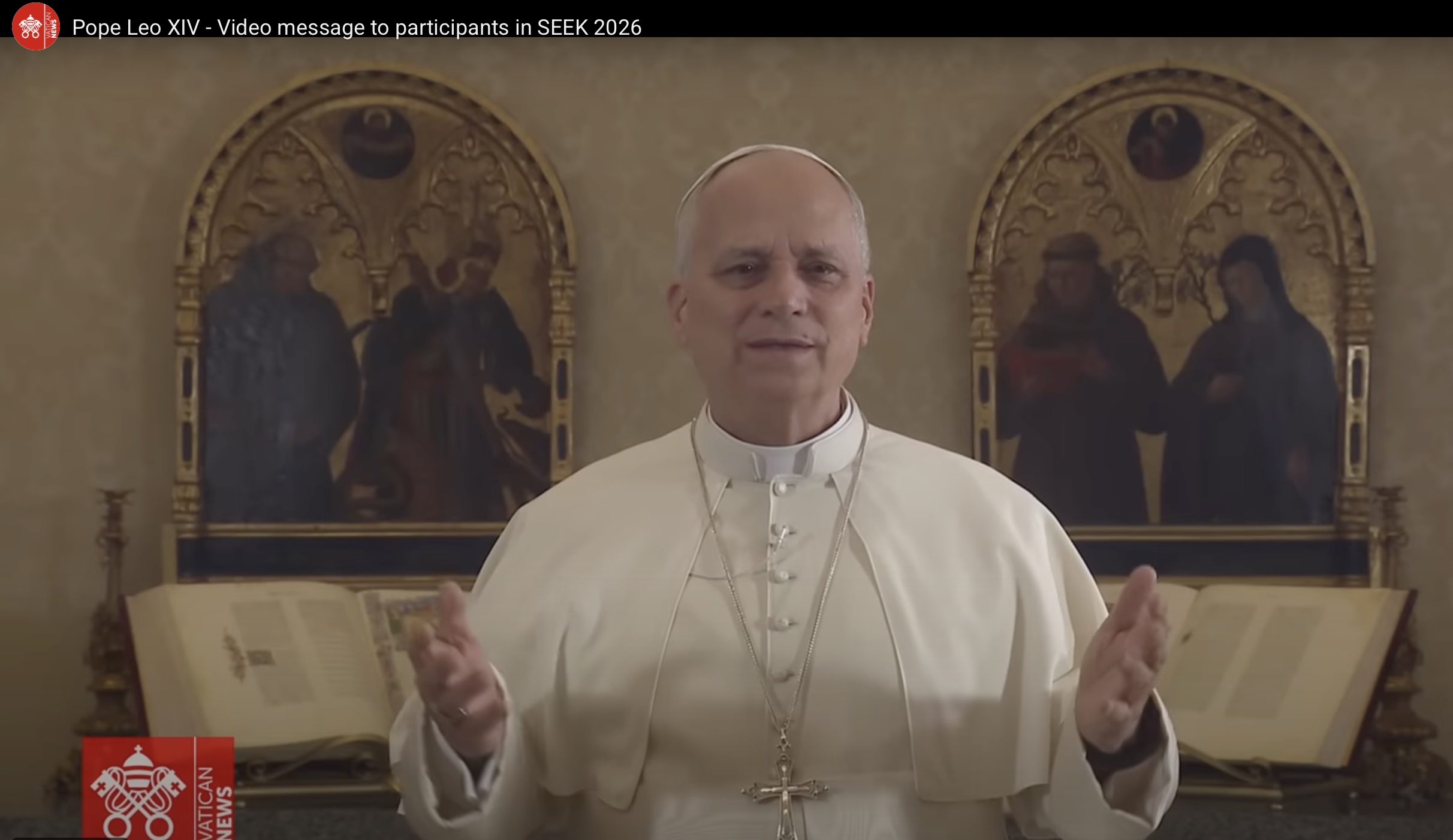 Message vidéo du pape Léon XIV aux participants de SEEK26, du 1er au 5 janvier 2026 à Columbus, Denver et Fort Worth