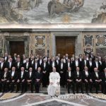 Discours du Pape Léon XIV aux gentilshommes de Sa Sainteté, aux attachés d'antichambre et aux « Sediari » pontificaux, 1er février 2026 © Vatican Media