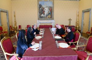 Le pape Léon XIV et le président du Portugal, M. Marcelo Rebelo de Sousa © Vatican Media