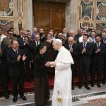 Discours du pape Léon XIV au personnel des Services de la « Floreria » et du bâtiment, avec leurs familles, 8 février 2026 © Vatican Media