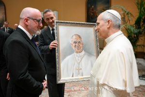 Discours du pape Léon XIV aux membres de l'Association « Pro Petri Sede » 18 février 2026 © Vatican Media