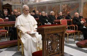 La première retraite de Carême du pape a eu lieu dans la chapelle Pauline, au Vatican © Vatican Media