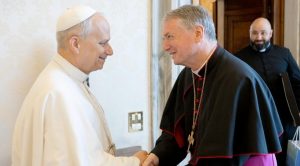 L'archevêque Anthony Fisher a abordé la question directement avec Léon XIV lors d'une récente réunion à Rome © Vatican Media