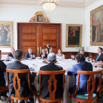 En juin 2025, des représentants de la Conférence épiscopale de Colombie ont rencontré le président Gustavo Petro © X : @Episcopadocol