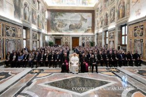  Discours du Saint-Père Léon XIV aux participants du Projet Policoro de la Conférence épiscopale italienne, 21 février 2026 © Vatican Media