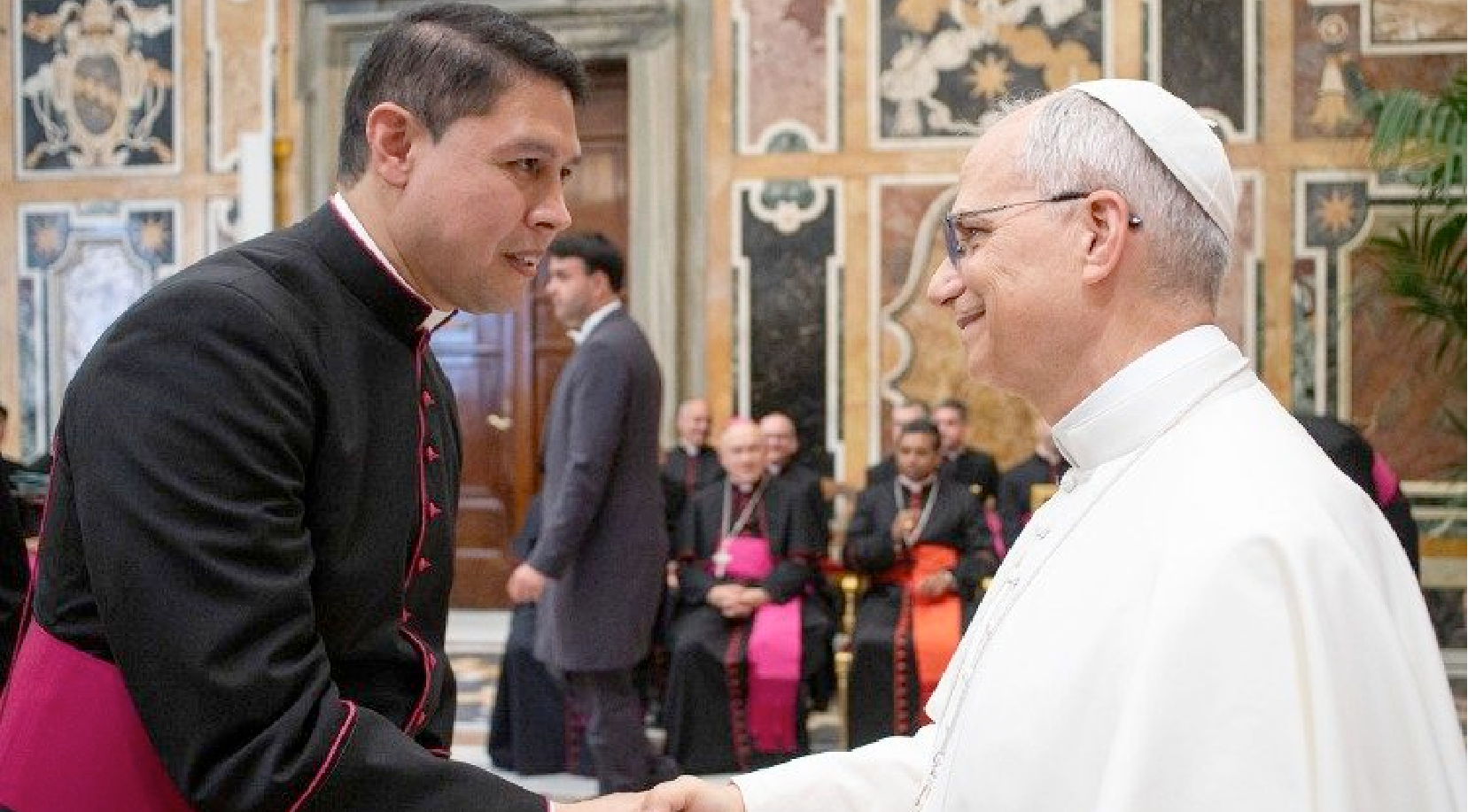 Monseigneur José Nahúm Jairo Salas Castañeda, le prélat mexicain désormais chargé d'organiser les voyages internationaux du pape © Vatican Media